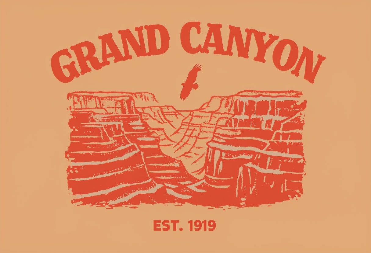 Grand Canyon Est. 1919 Vintage Graphic T-Shirt