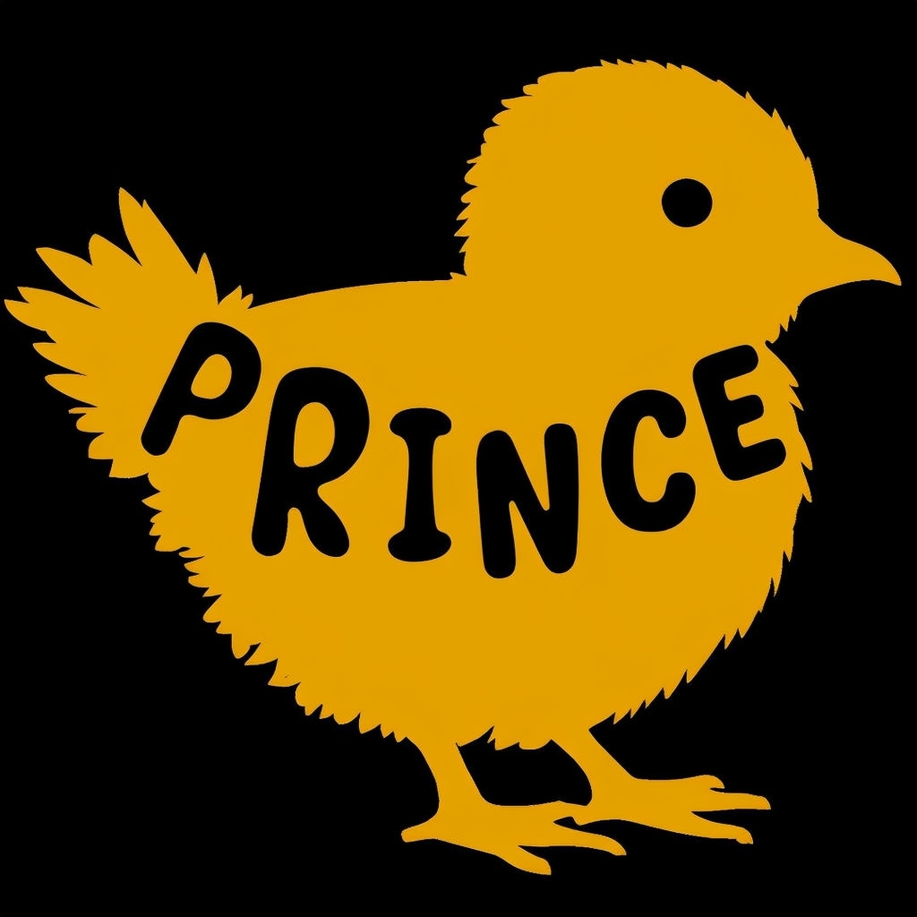 Mustard Yellow Chick Prince Graphic T-Shirt