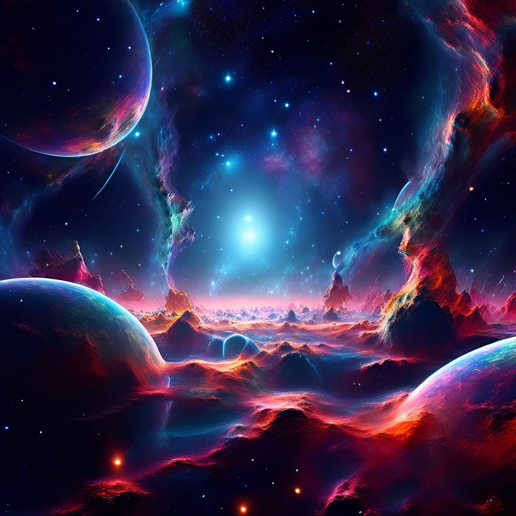 An awe-inspiring 3D render of outer space that defies imagin... by VS ...