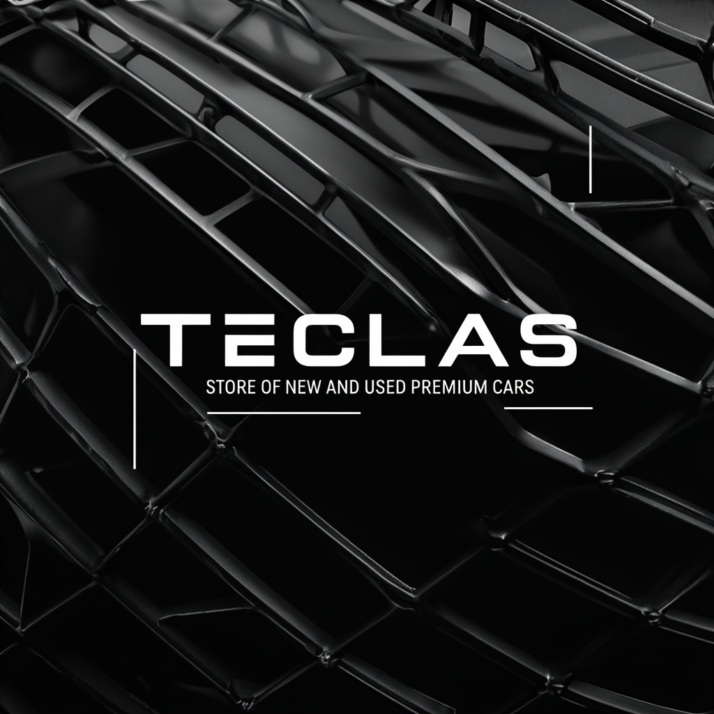 Black Grid Teclas Premium Car Store Promo Image