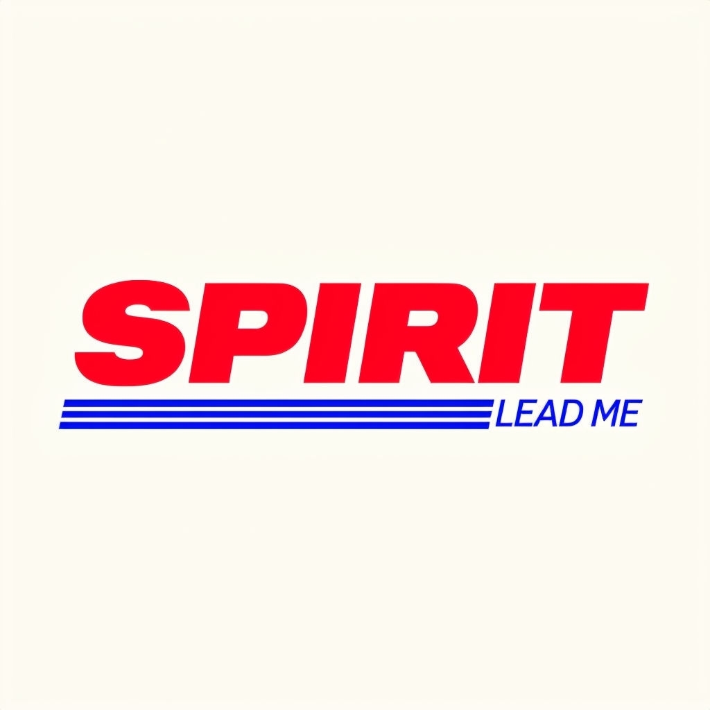 Bold Minimalist SPIRIT Lead Me Logo Hat Design