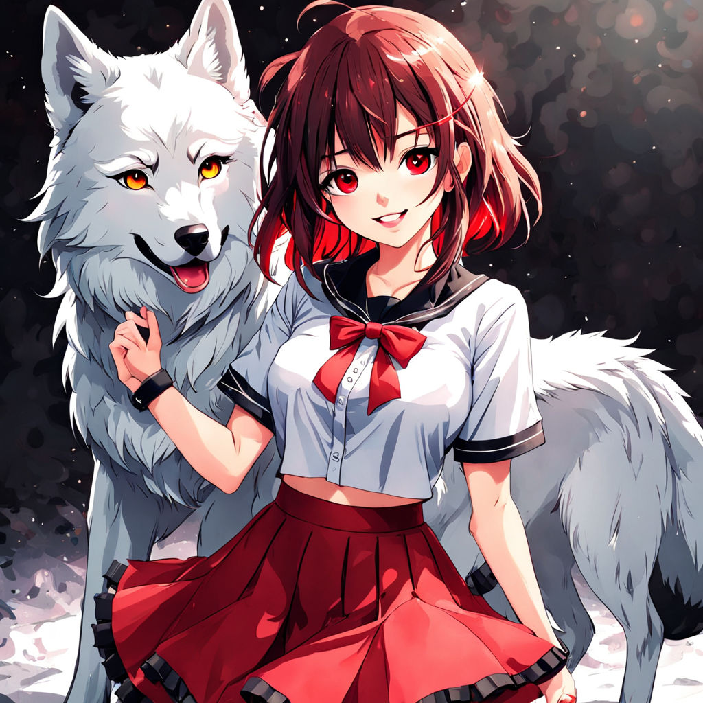 anime wolf girl