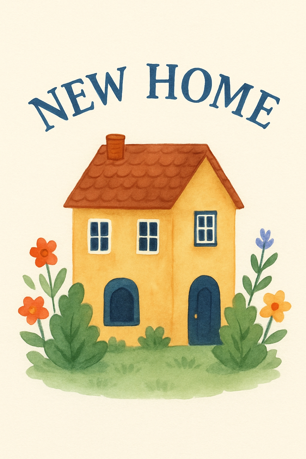 congratulations on your new home greeting card
