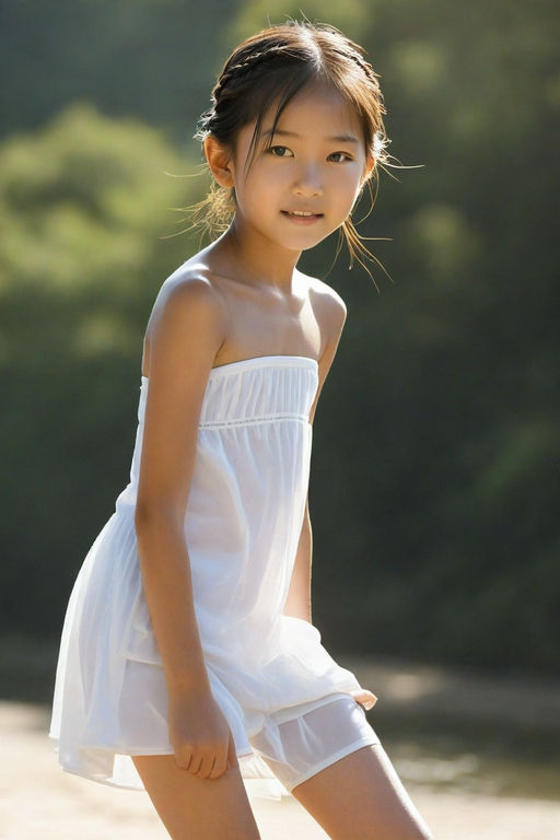 An amazingly beautiful slender 9 year old japanese girl with by 武良沙紀