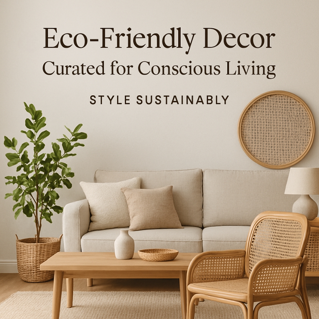 Eco-Friendly Scandinavian Living Room Decor Ad