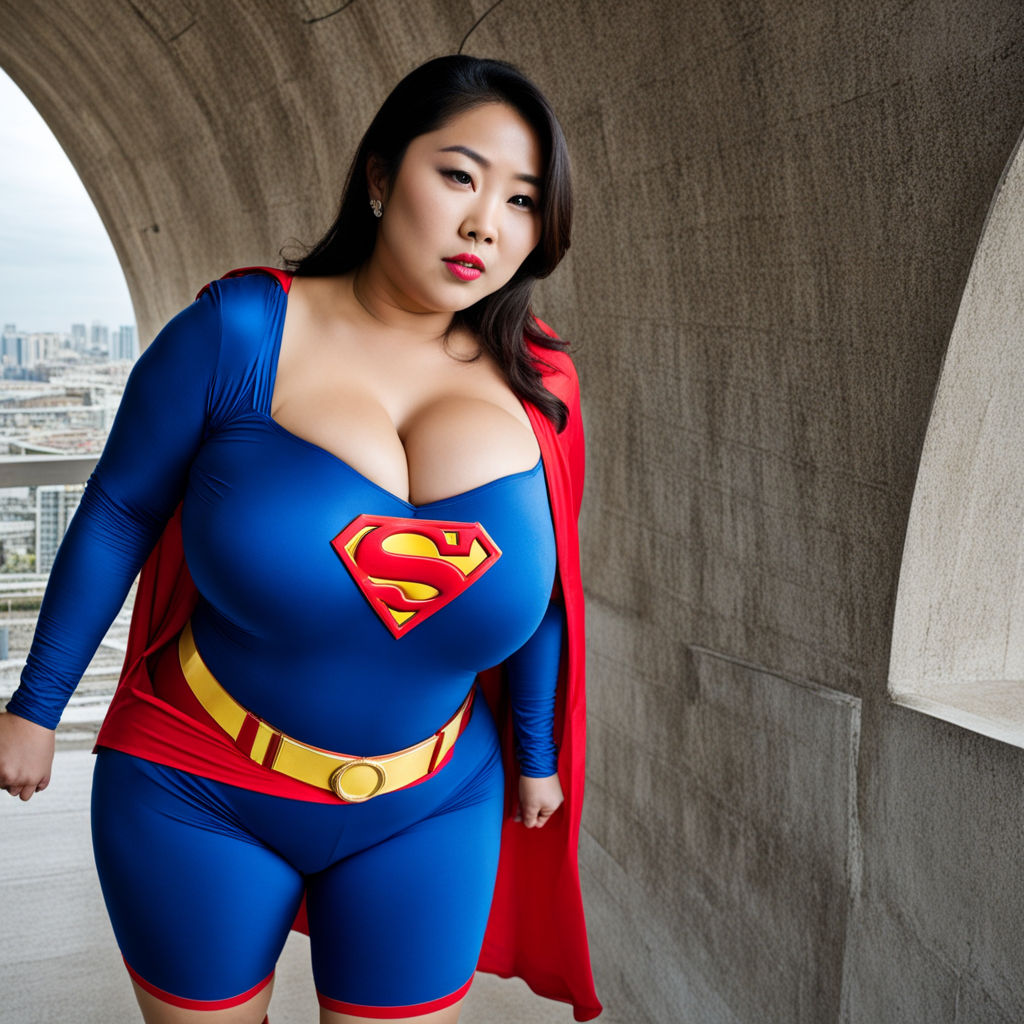 an asian woman with huge breasts