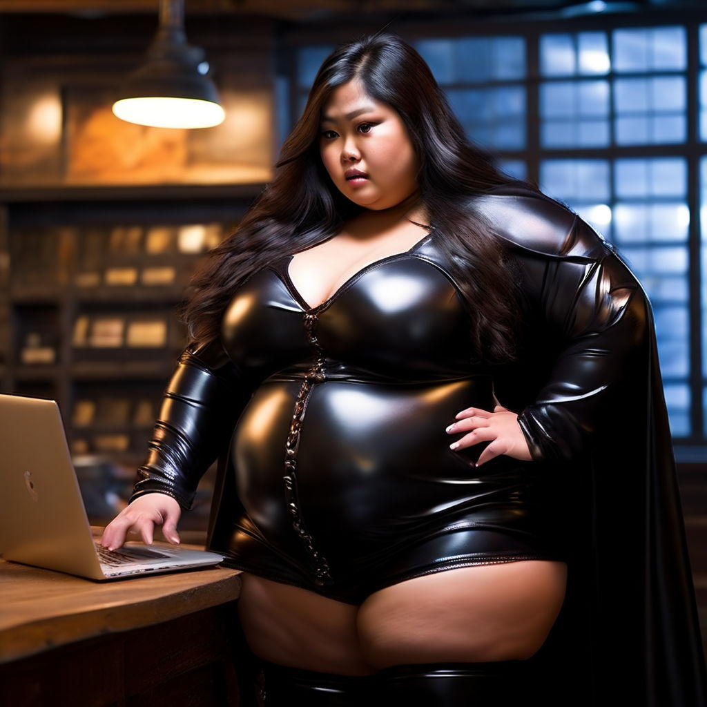 HD photograph Nikon camera obese asian woman body