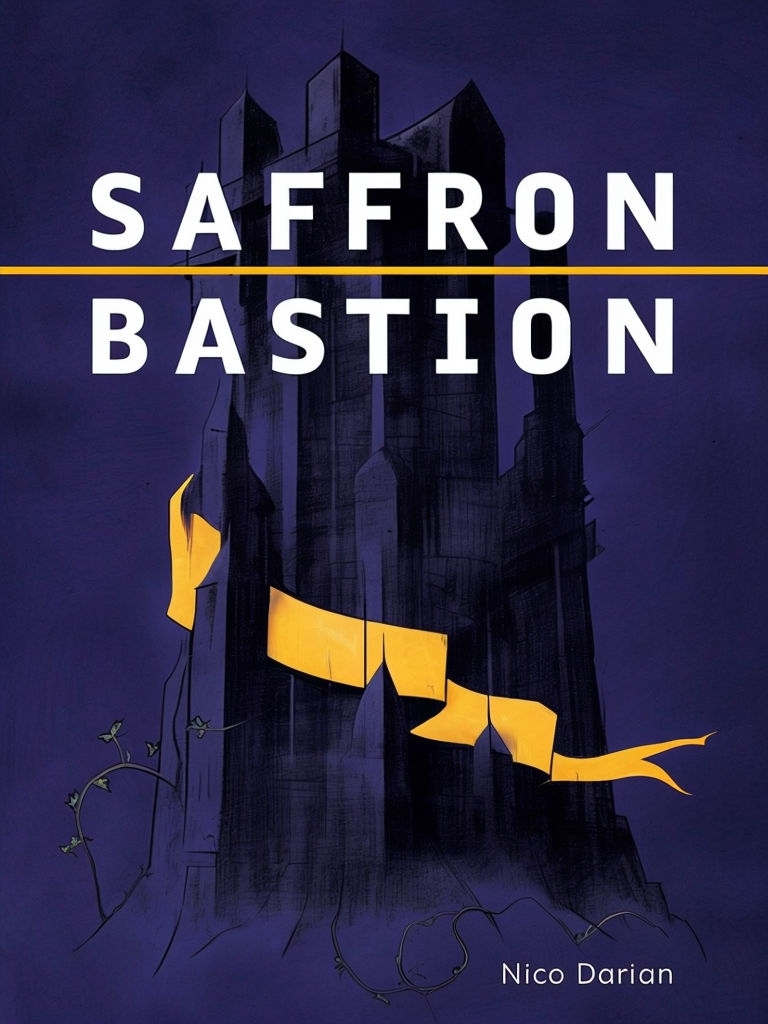 Modern Urban Fantasy Saffron Bastion eBook Cover Design