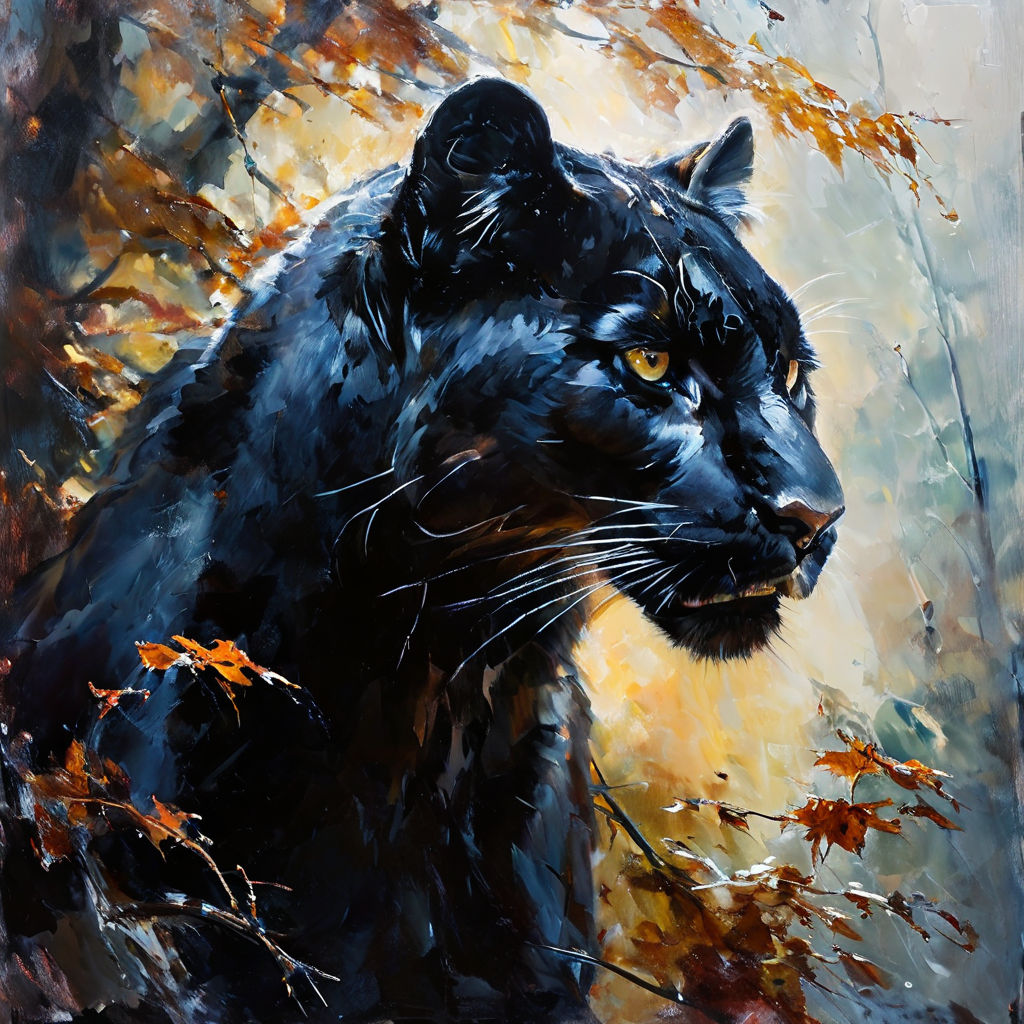 Realistic highland Panther ((looking at me))