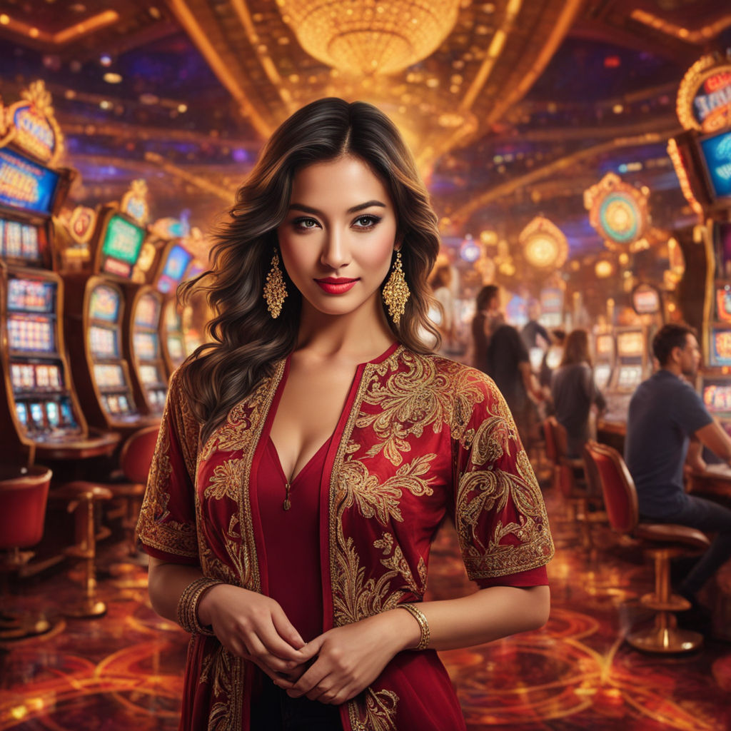 Prompt: Three friends, faces alight with joy, positioned centrally, in sharp focus against a bokeh backdrop of vibrant casino lights, colors bleeding into a whirl of luminescence, ornate gaming tables and slot machines fading into a hazy dreamscape, composition adhering to the golden ratio, nightlife ambience, ultra realistic, digital painting.