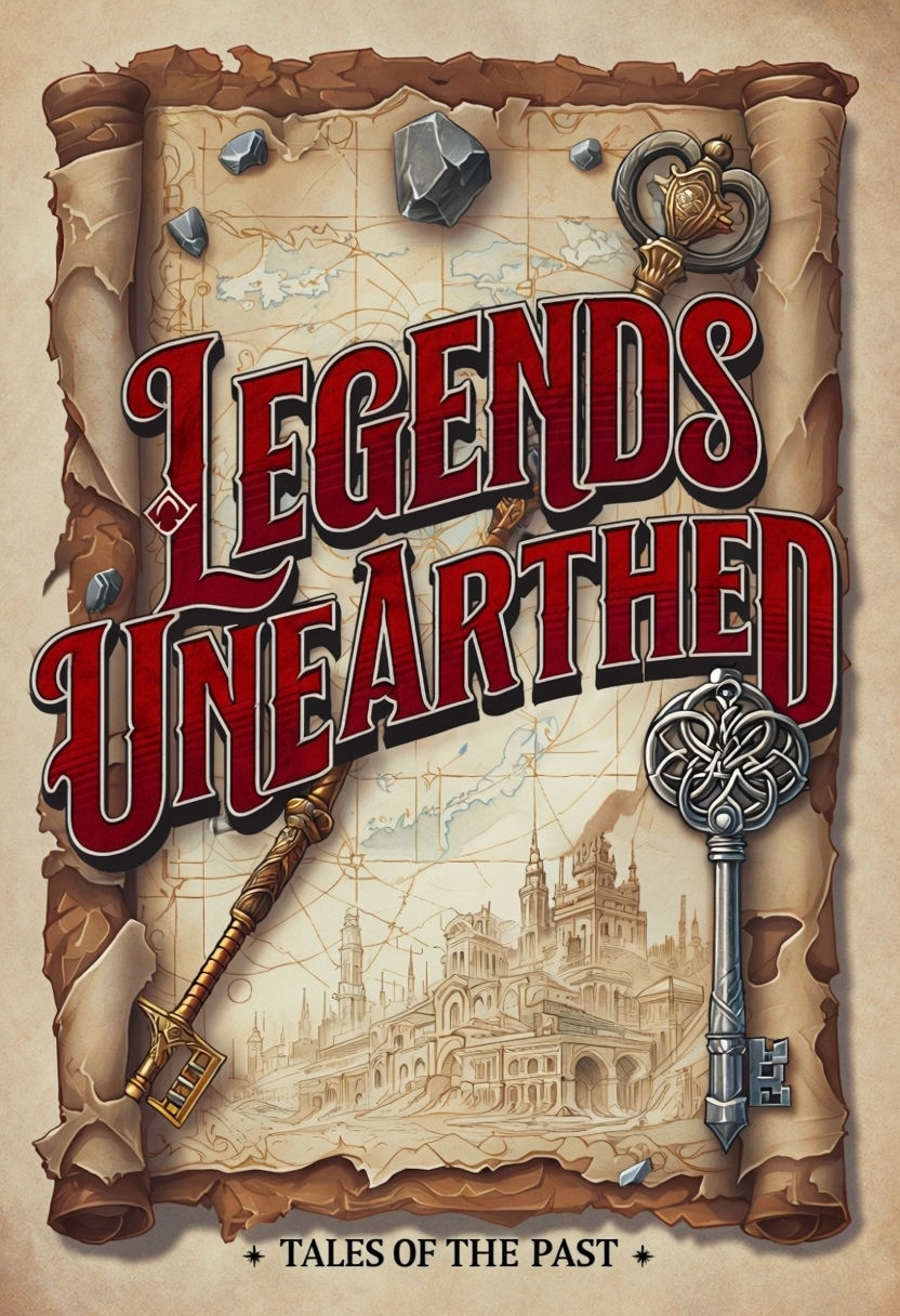 Vintage Fantasy Legends Unearthed EBook Cover Art