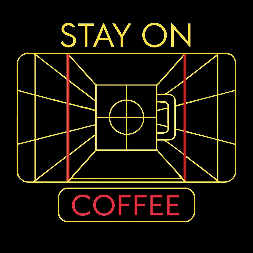 Minimalist Yellow Coffee Maker and Mug Art Design Mug