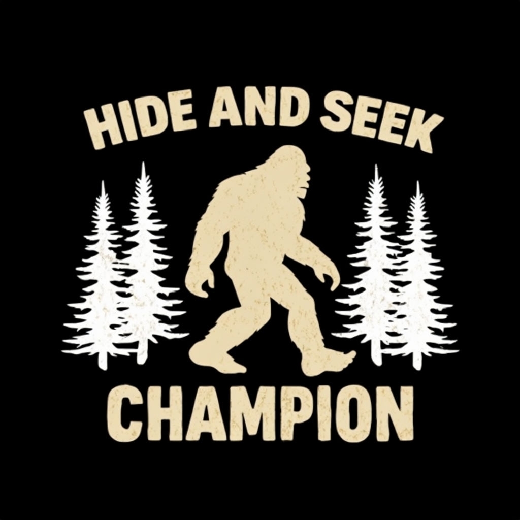 Vintage Sasquatch Hide and Seek Champion T-Shirt