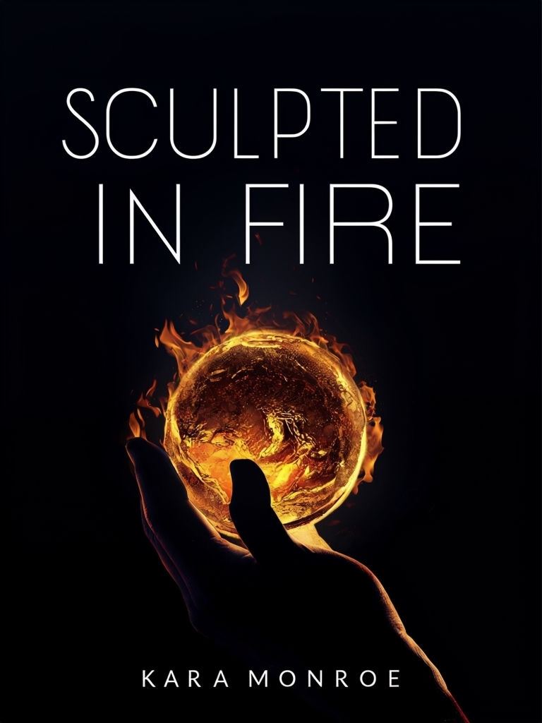 Sculpted in Fire Bold Fantasy EBook Cover Design by Kara Monroe