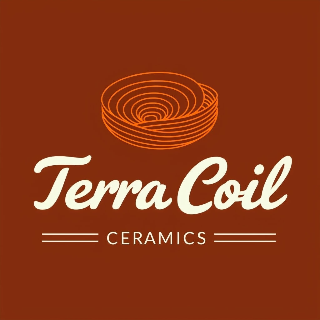 Neat Terra Coil Artisan Ceramics Studio Logo Design