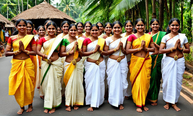 Kerala girls celebrated onam with singari Melam by my mag - Playground