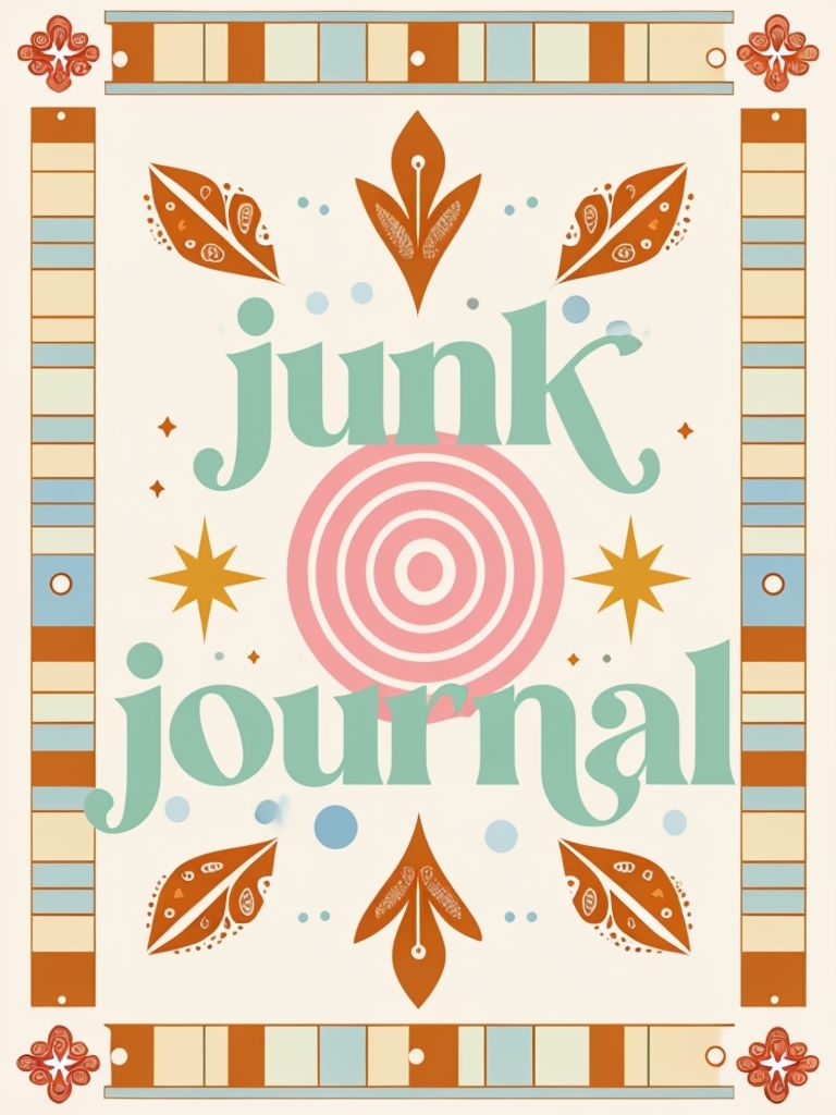 Motivational Seafoam Green Junk Journal Design EBook Cover