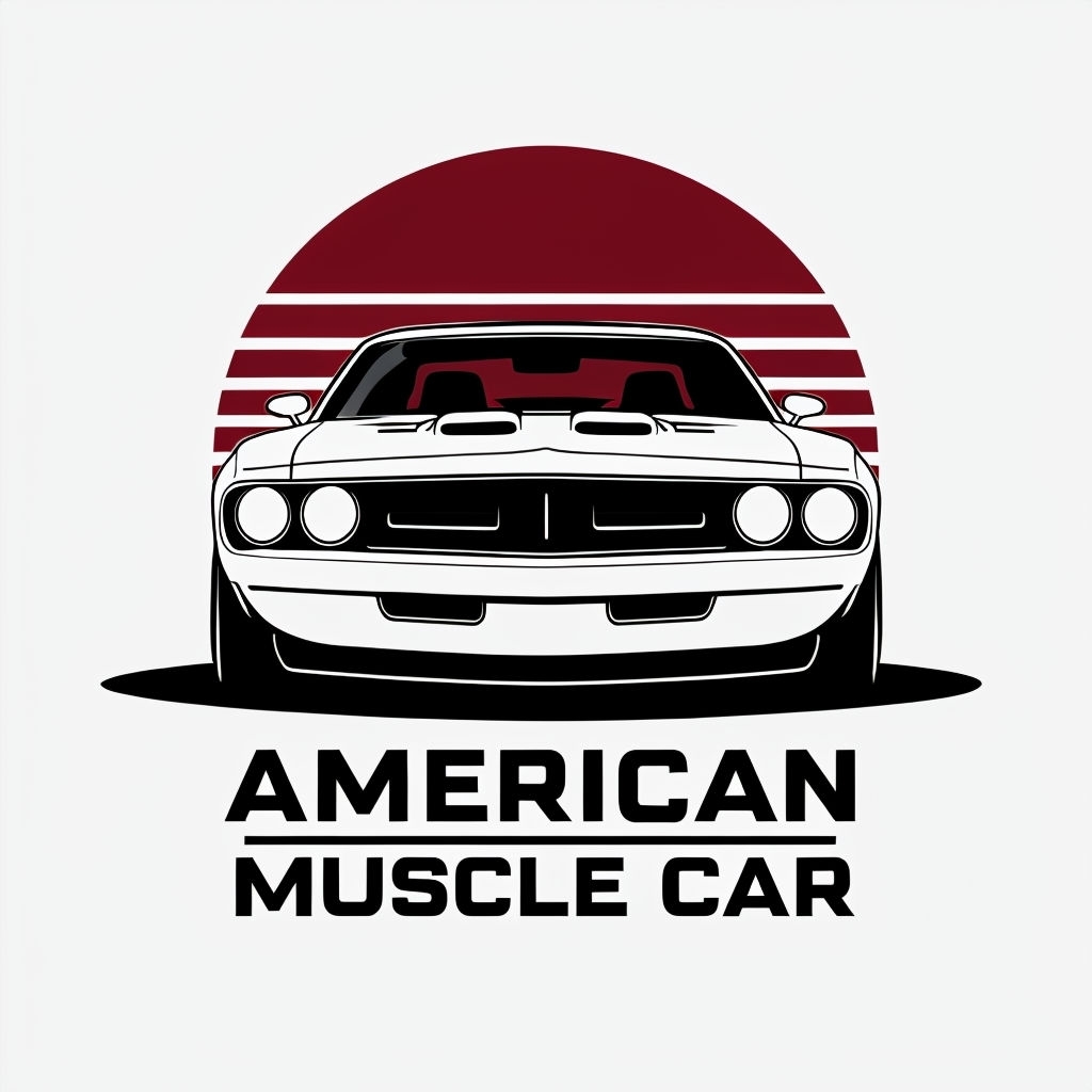 Bold American Muscle Car Graphic T-Shirt
