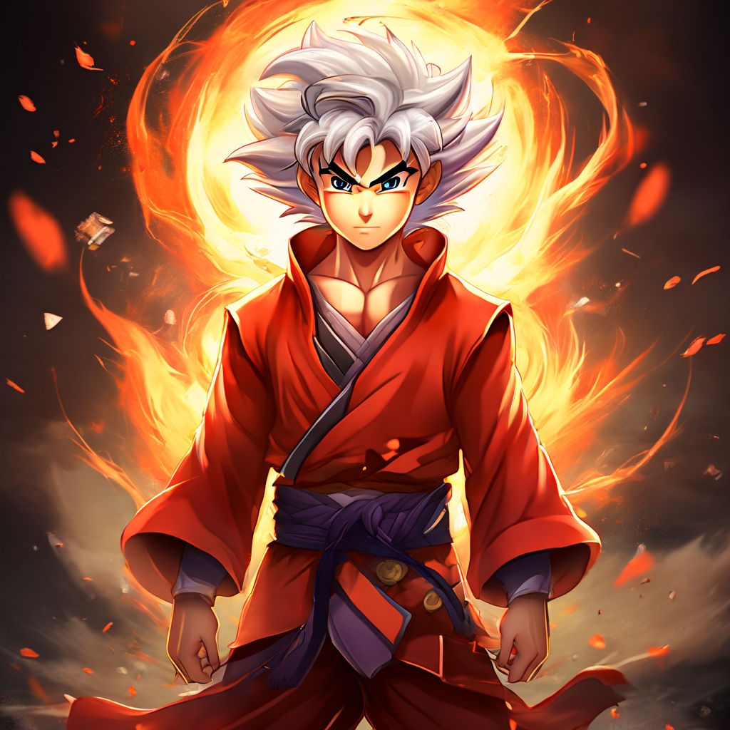 A fusion of inuyasha and son goku by Maria Seibeck - Playground