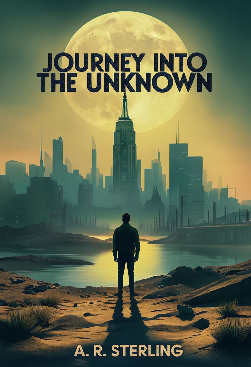 Mysterious Journey Into The Unknown Book Cover Art by A.R. Sterling EBook Cover