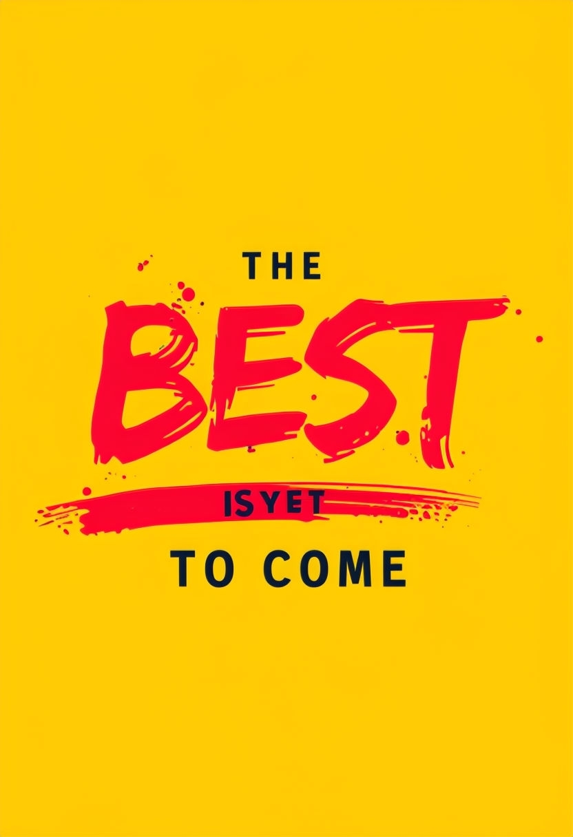 The Best Is Yet To Come Motivational Poster