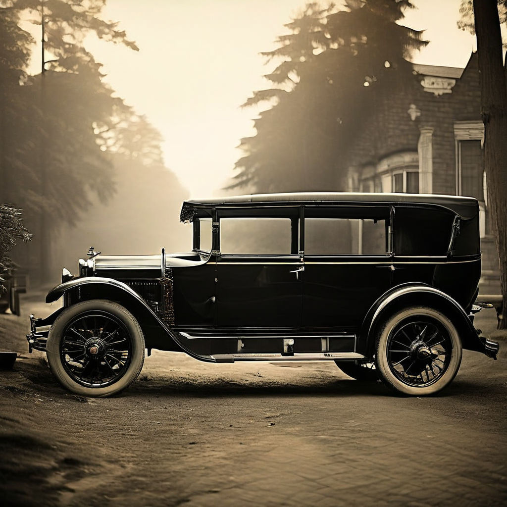 An old hearse in the early 1920s side profile. by TylerSpack - Playground