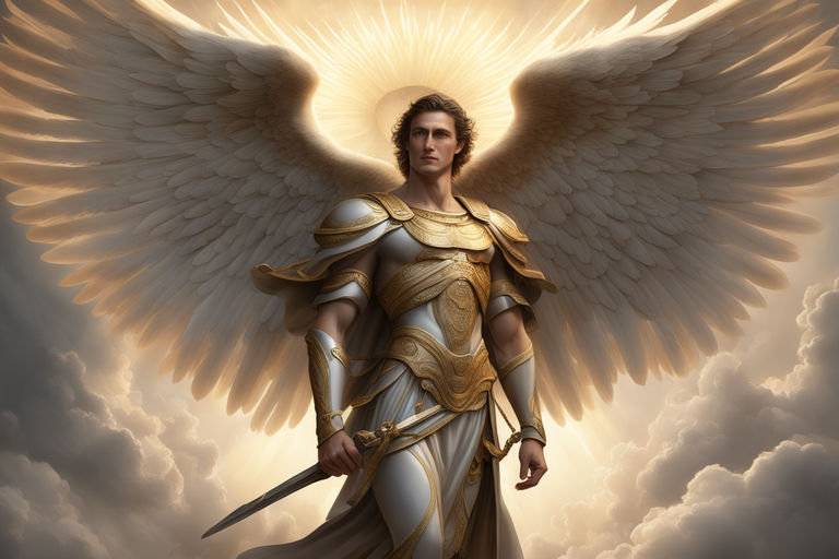 Realistic archangel rafael by Cesariano Martins - Playground