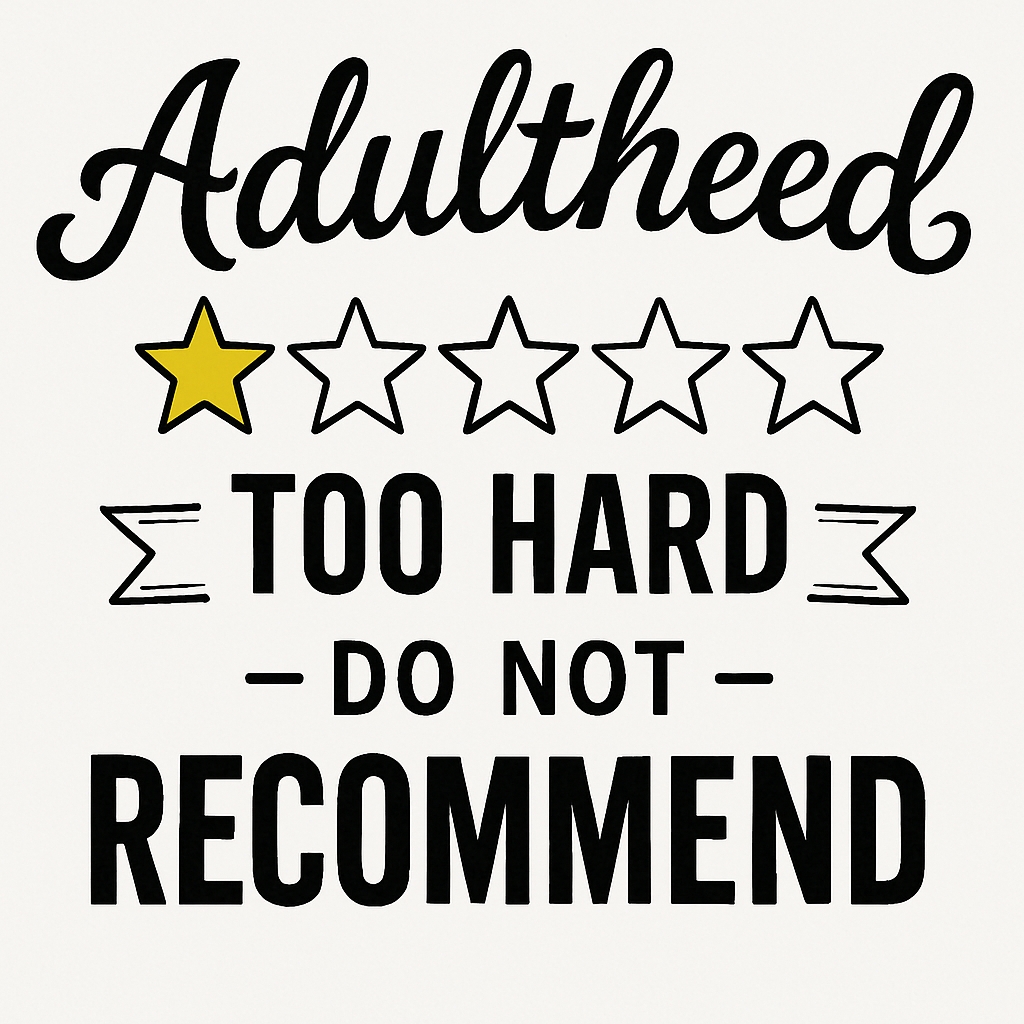 Minimalist Five-Star Rating System with Decorative Text Sticker