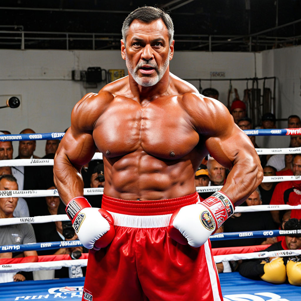 Pedro sanchez 60 years old muscle pro boxer by sh Playground