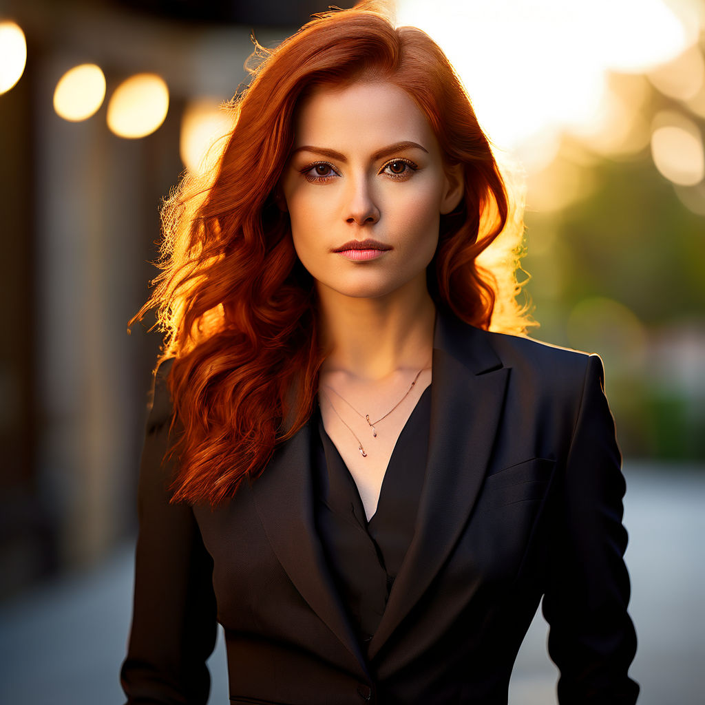 redhead actress