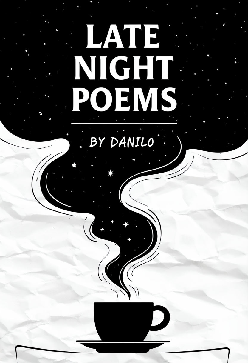 Late Night Poems Illustrated Book Cover Art