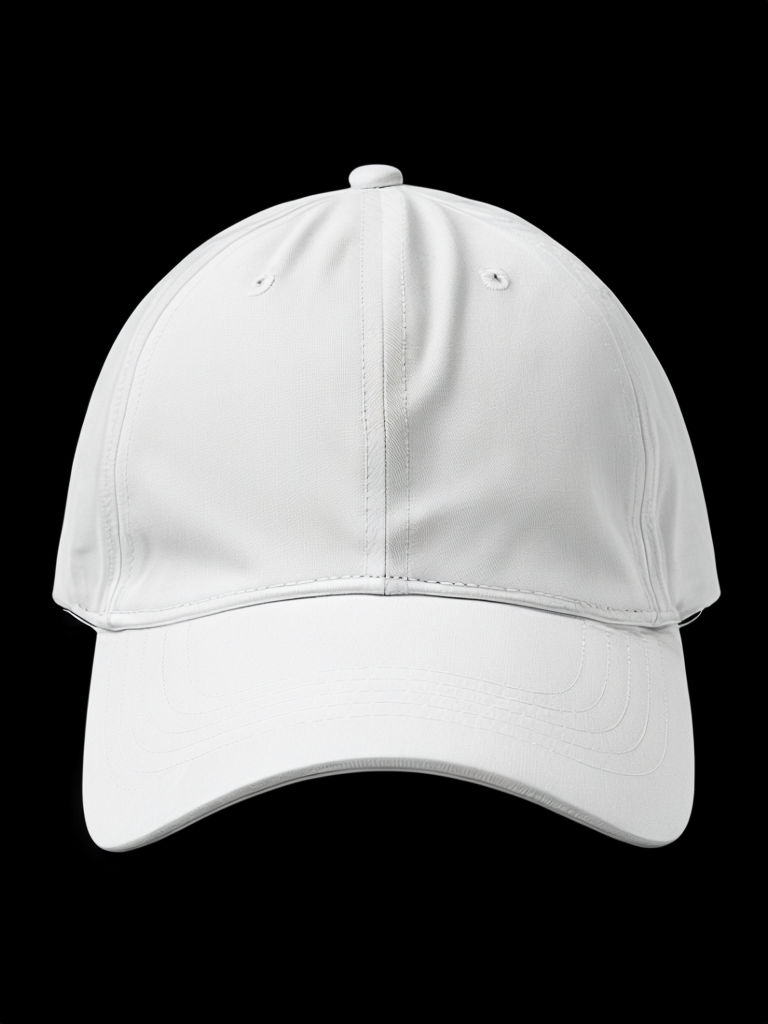 Classic White Baseball Cap Studio Mockup