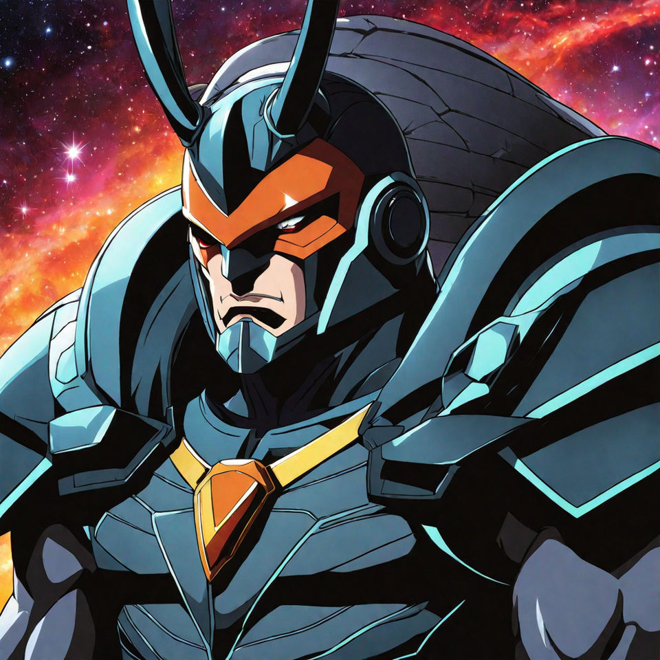 Roach. Muscular Cosmic Anime Villain. by Ryan Andrews - Playground