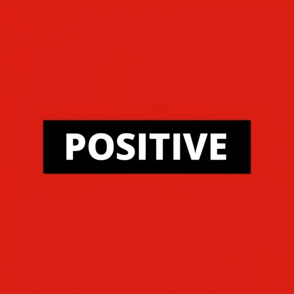Bold POSITIVE Motivational Graphic Design T-shirt