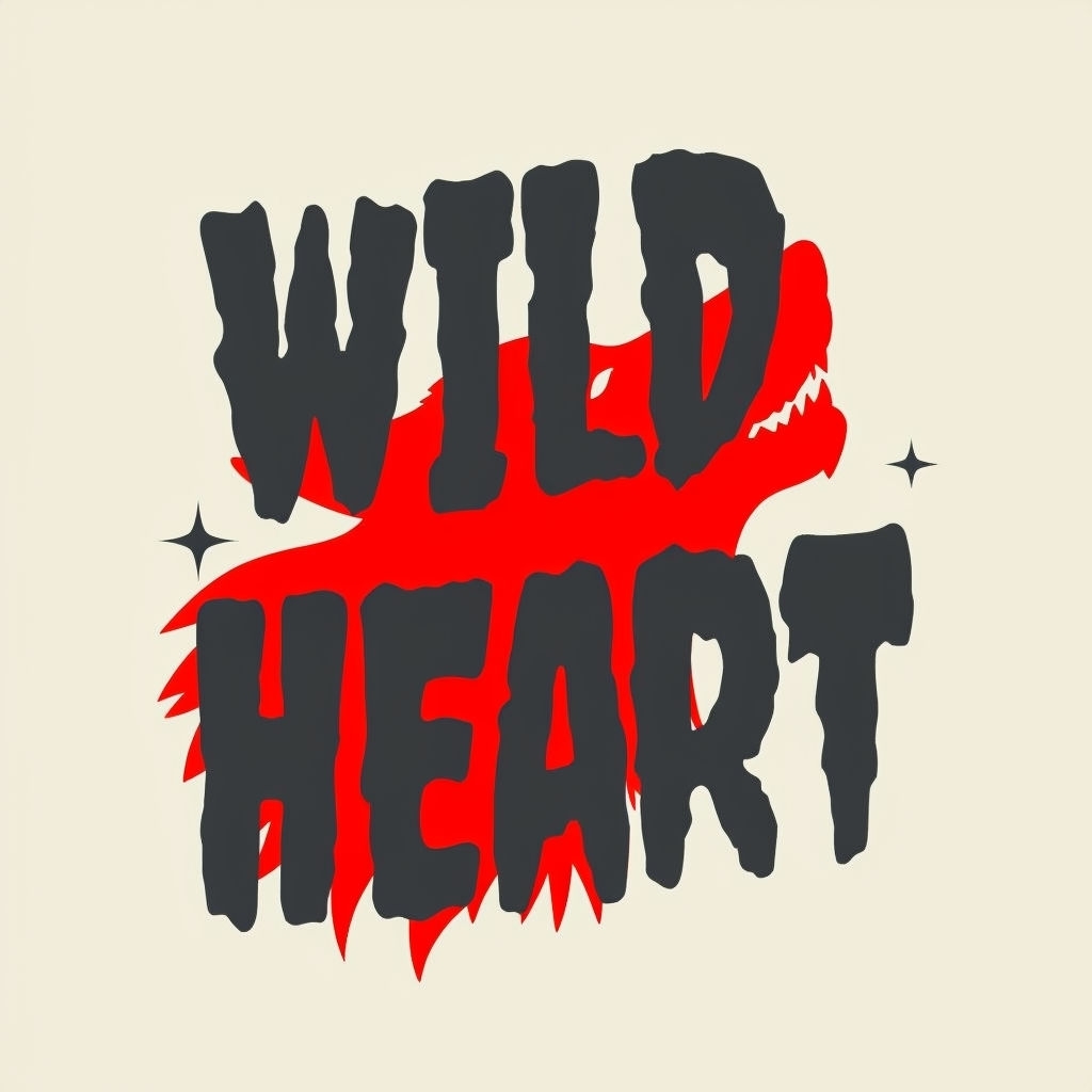 Wild Heart Howling Wolf Graphic T-Shirt