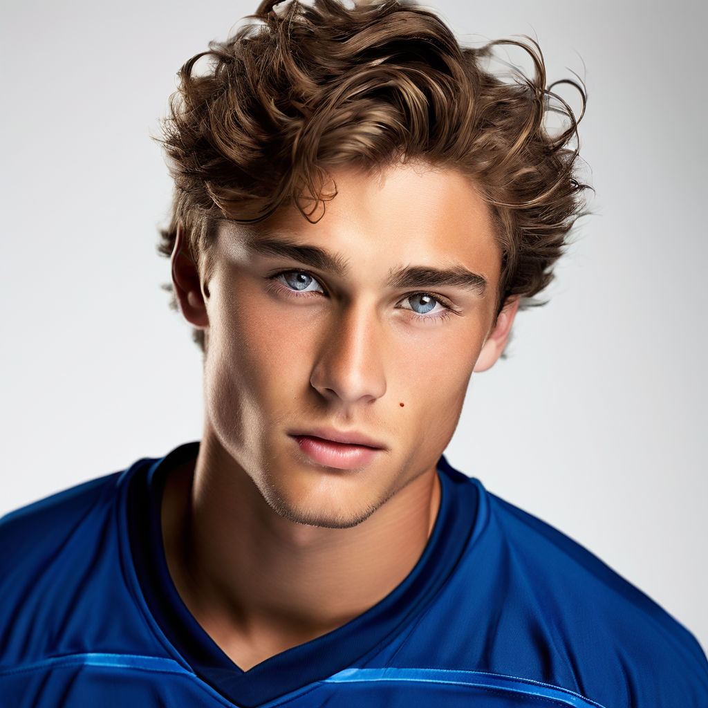 21-year-old college hockey player by Natalie Moses - Playground