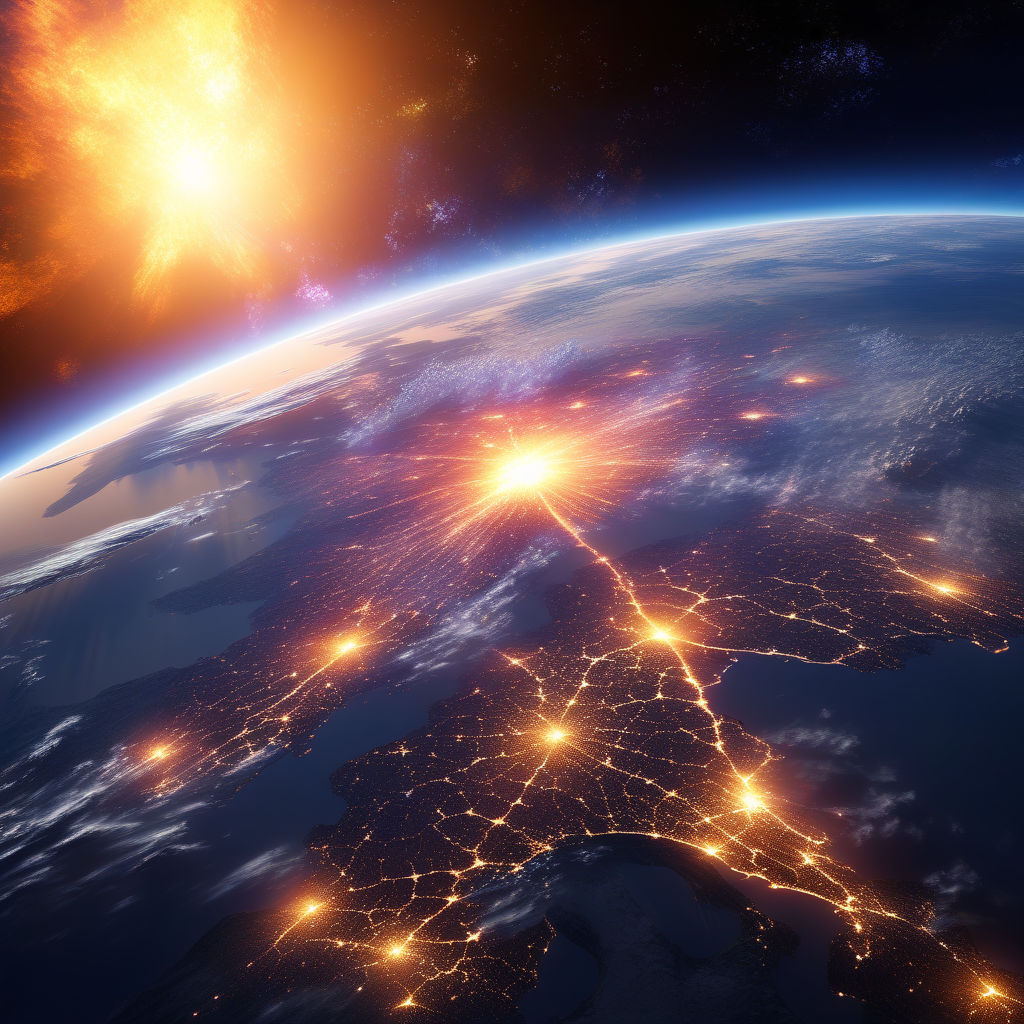 Picture taken from space by Zhi li - Playground