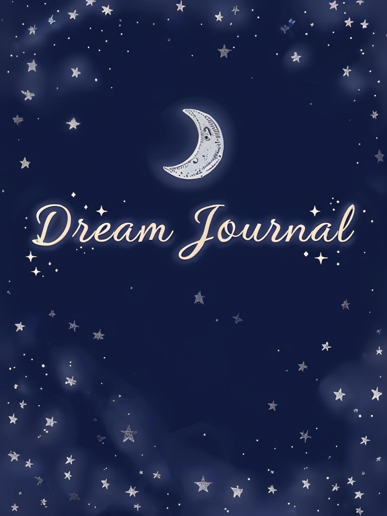 Dream Journal Nighttime Themed EBook Cover Design