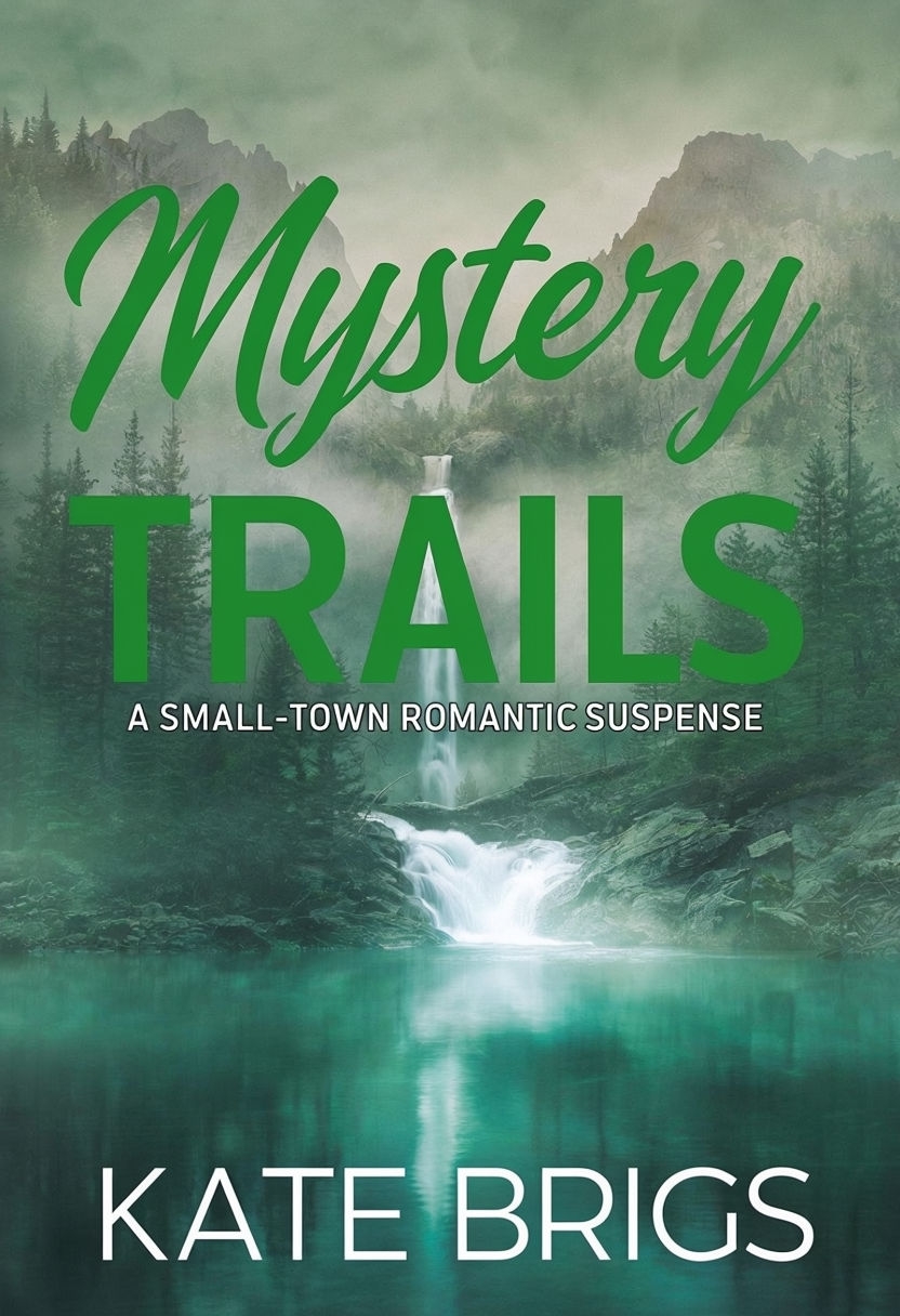 Mystery Trails Book Cover Design for Romantic Suspense EBook Cover