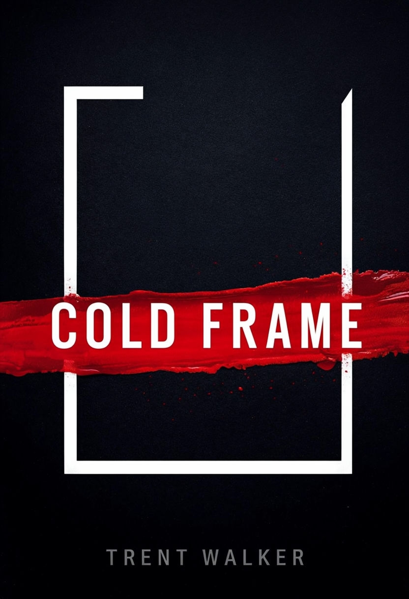 Bold Minimalist Crime Drama Cold Frame EBook Cover
