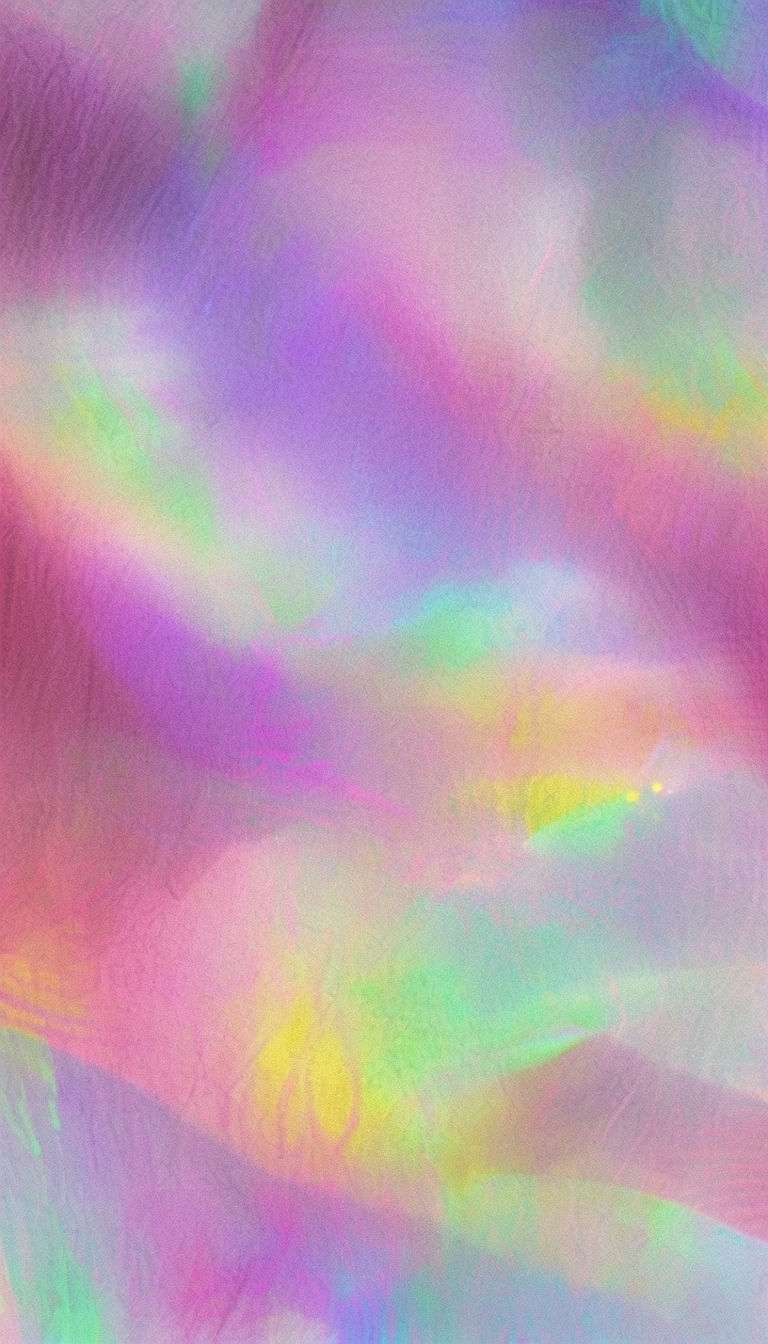 Iridescent Pastel Abstract Dreamlike Artwork Phone Case Cover
