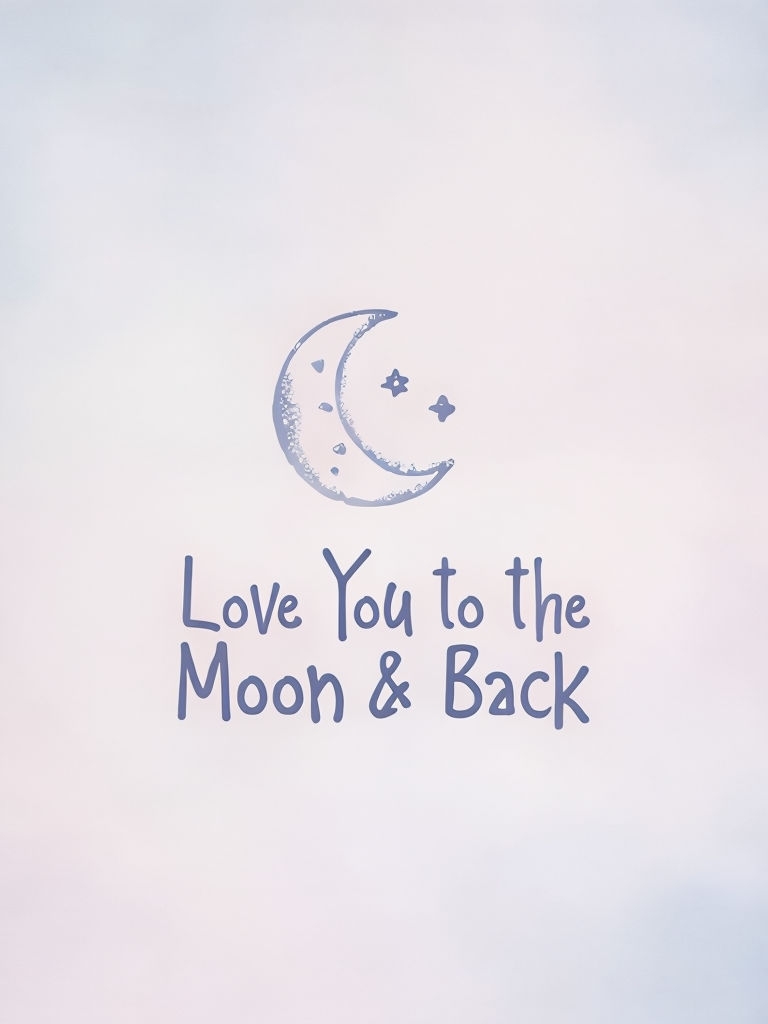 Love You to the Moon & Back Soft Pastel T-Shirt