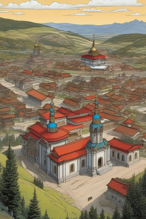 19th century monastery in Buryatia by Escodrion - Playground