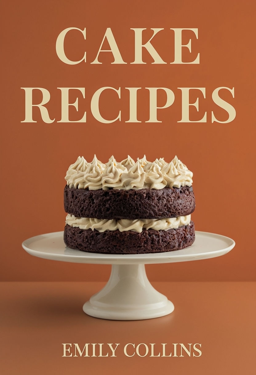 Delicious Two-Layer Chocolate Cake Recipes by Emily Collins EBook Cover