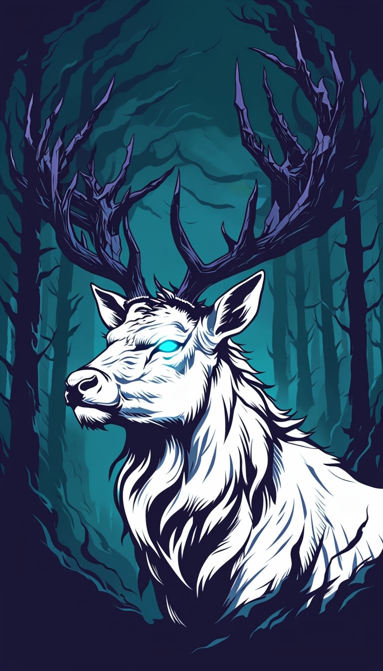 ancient forest guardian mobile wallpaper