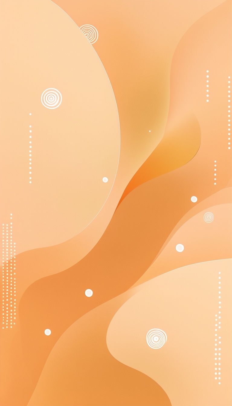 Warm Minimalist Abstract Digital Art Composition Social Media Post