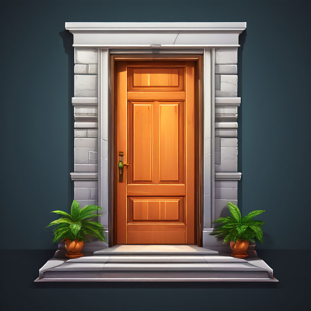 Create semi 2d top down perspective view door by MARVEL CREATIONS ...