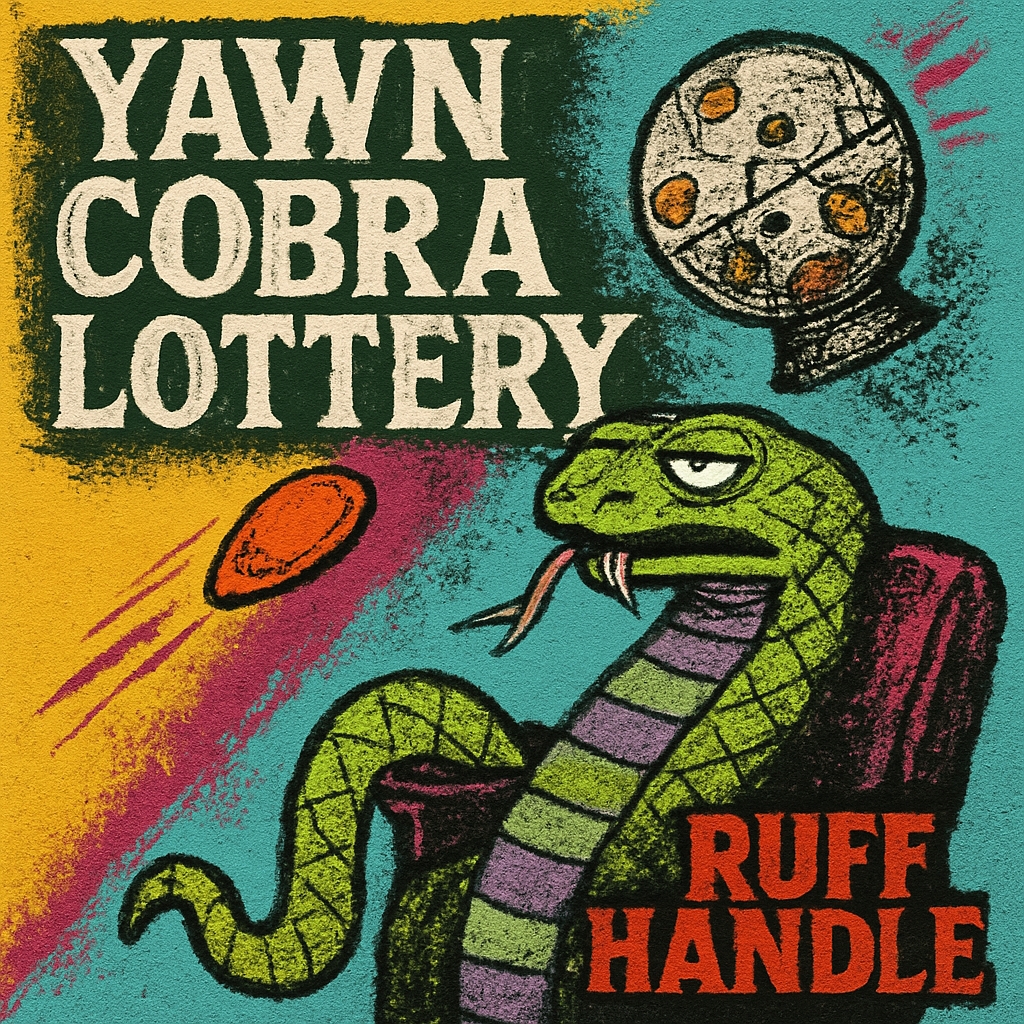 Yawn Cobra Lottery Vintage Illustration for Spotify Album Cover