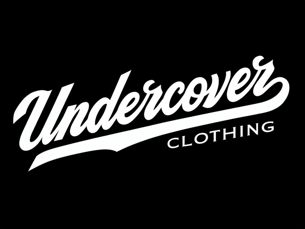 Minimalist Black and White Undercover Clothing Logo