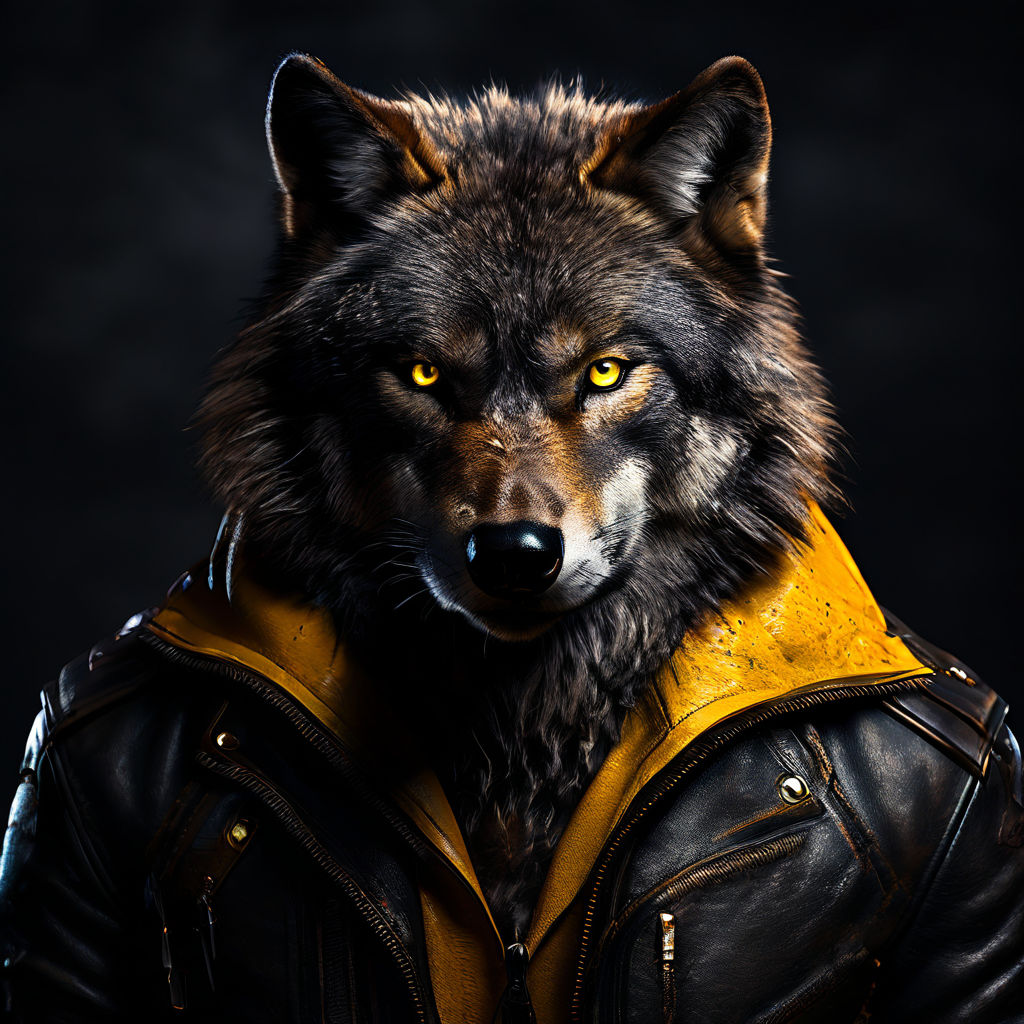 Roxanne Wolf is an animatronic wolf with a punk rock aesthetic. Her eyes  are bright yellow